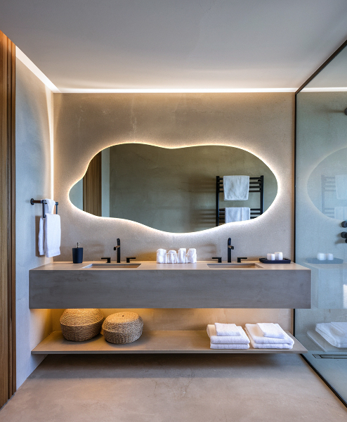 Espejo original con luz led 45x100 cm