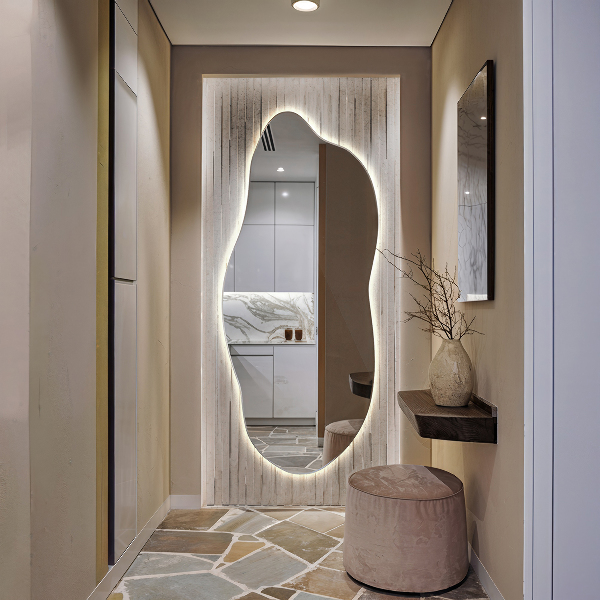 Espejo original con luz led 45x100 cm