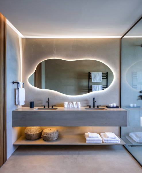 Espejo original con luz led 45x100 cm