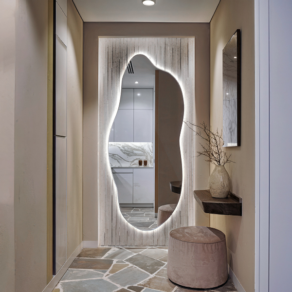 Espejo original con luz led 45x100 cm