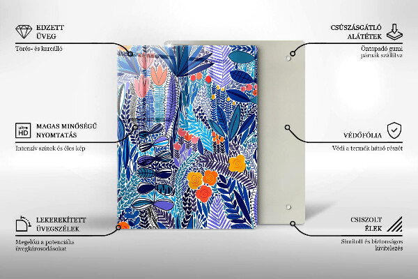 De vidrio templado Prado pintado