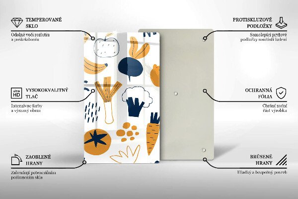 De vidrio templado Ilustración de comida