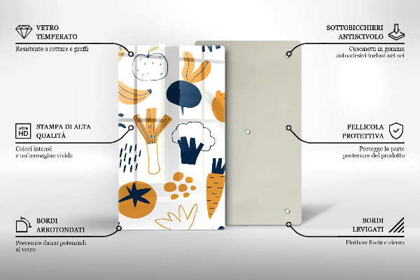 De vidrio templado Ilustración de comida