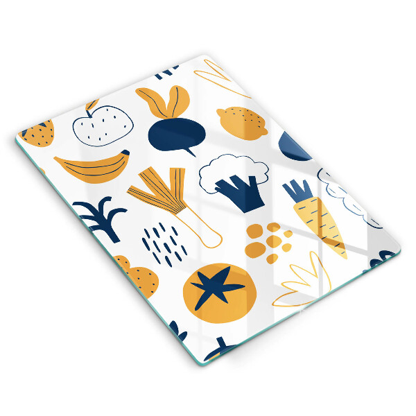 De vidrio templado Ilustración de comida