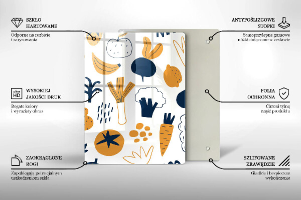 De vidrio templado Ilustración de comida