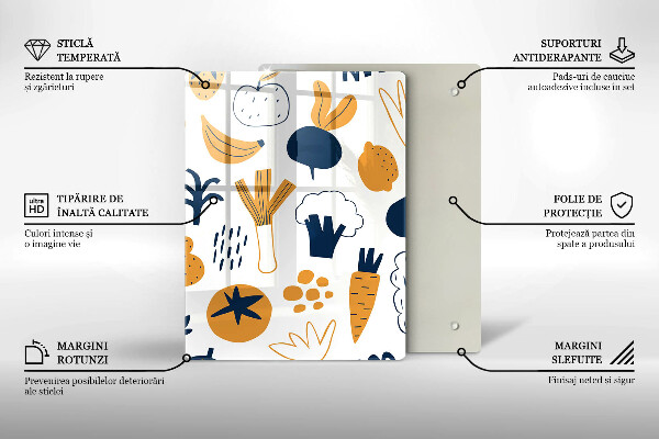 De vidrio templado Ilustración de comida