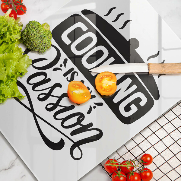 De vidrio templado Cooking is my passion