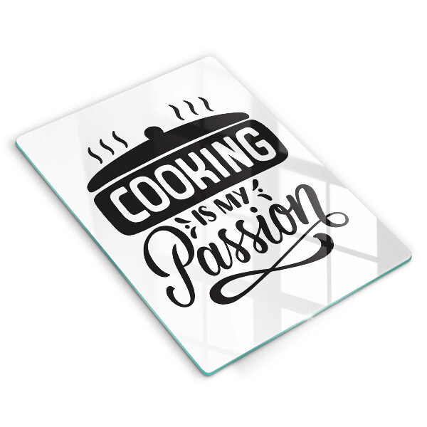 De vidrio templado Cooking is my passion