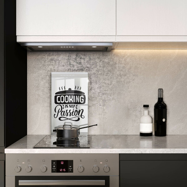 De vidrio templado Cooking is my passion