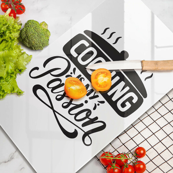 De vidrio templado Cooking is my passion