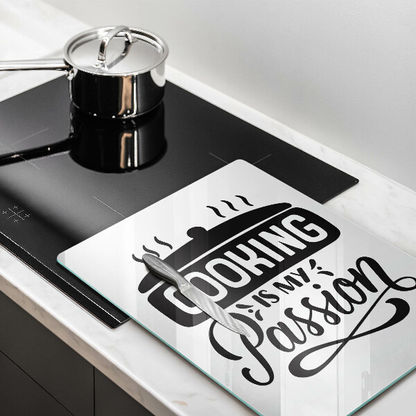 De vidrio templado Cooking is my passion