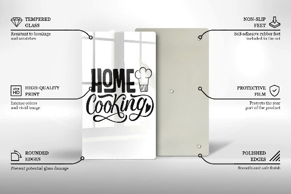 De vidrio templado Home cooking