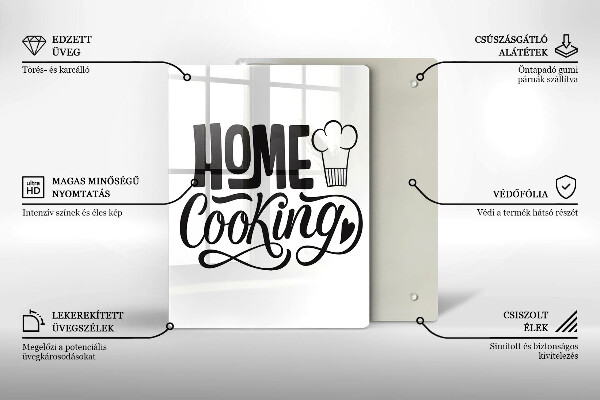 De vidrio templado Home cooking