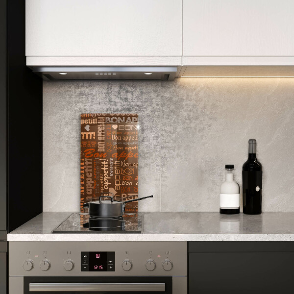 De vidrio templado Bon appetit