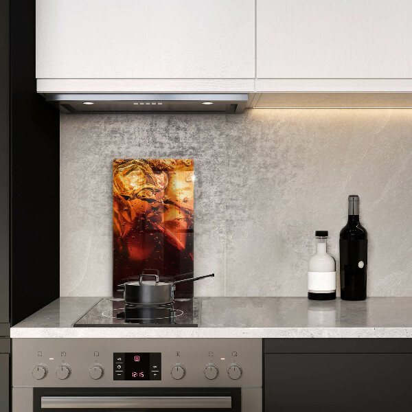 De vidrio templado Bebida de cola con hielo