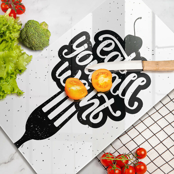 De vidrio templado Eat all you want