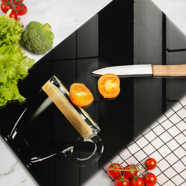 De vidrio templado Un vaso de café negro