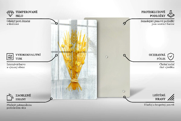 De vidrio templado Pasta