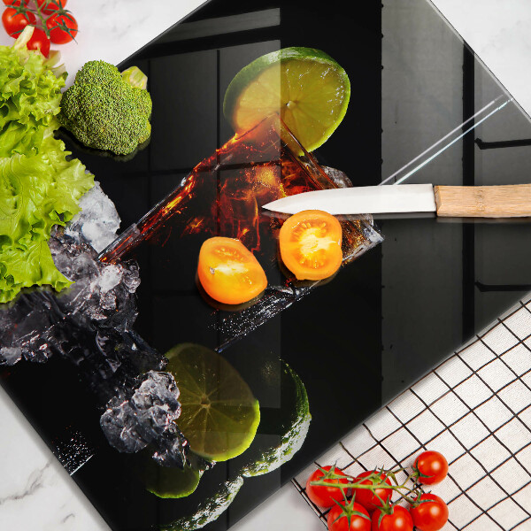 De vidrio templado Bebida terrosa con hielo