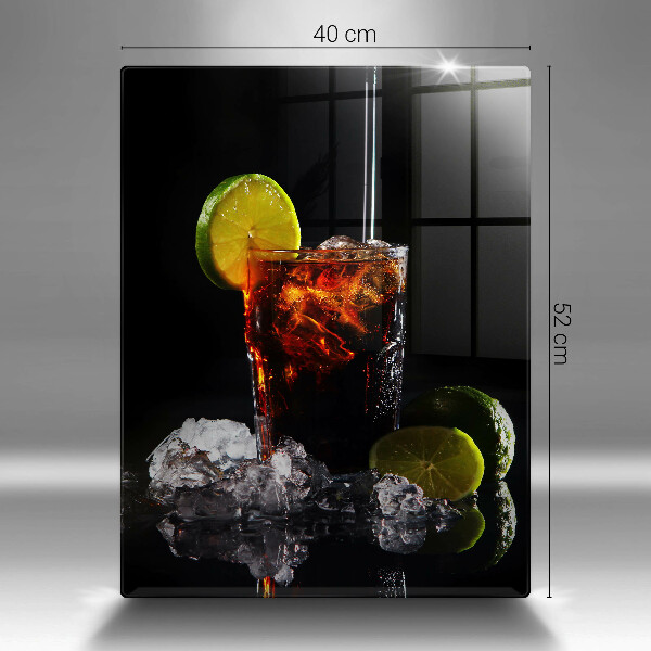 De vidrio templado Bebida terrosa con hielo