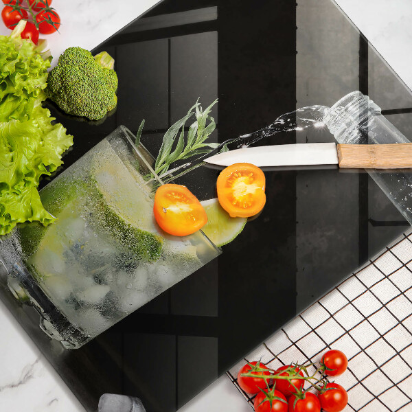 De vidrio templado Un vaso de agua