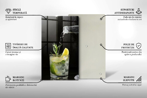 De vidrio templado Un vaso de agua