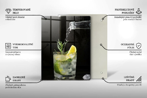 De vidrio templado Un vaso de agua