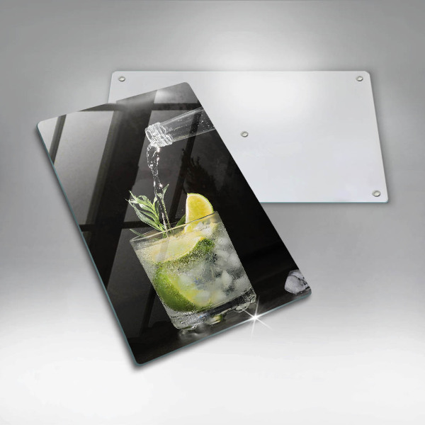 De vidrio templado Un vaso de agua