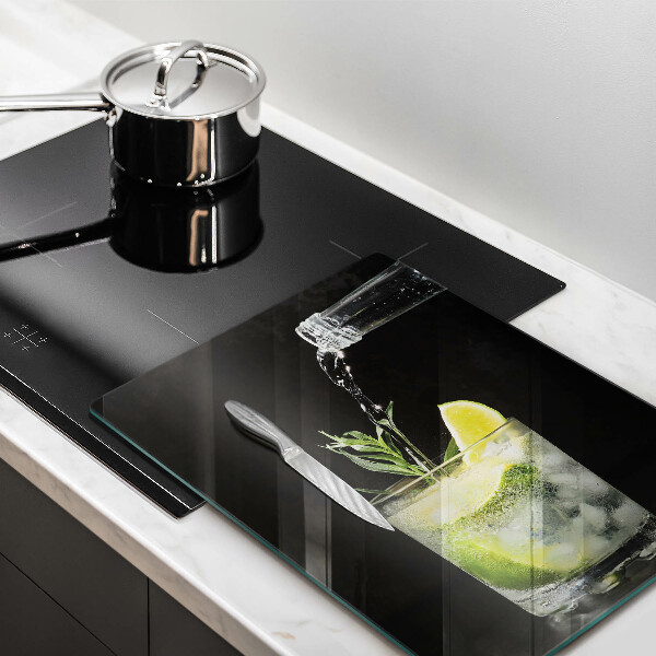 De vidrio templado Un vaso de agua