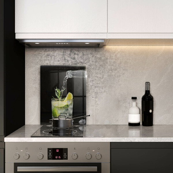 De vidrio templado Un vaso de agua