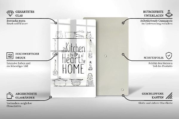 De vidrio templado Inscripción frase