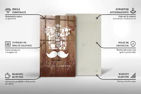 De vidrio templado I like cooking