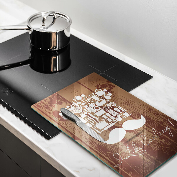 De vidrio templado I like cooking