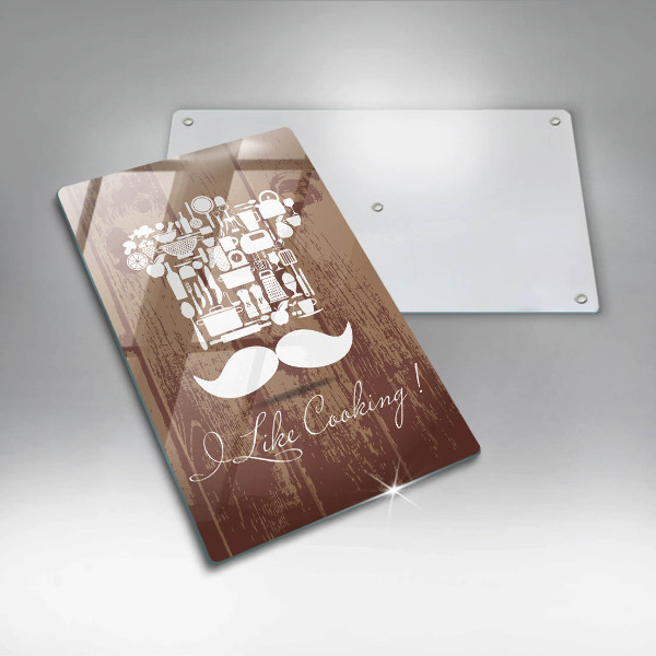 De vidrio templado I like cooking