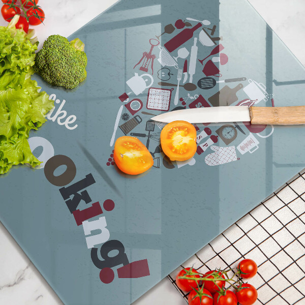 De vidrio templado I like cooking