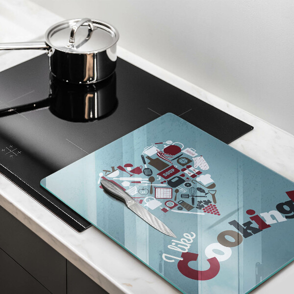 De vidrio templado I like cooking