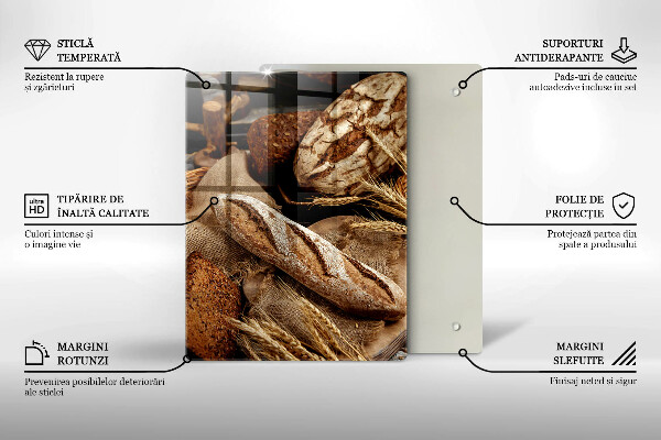 De vidrio templado panes pan