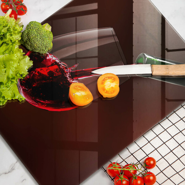 De vidrio templado Una copa de vino