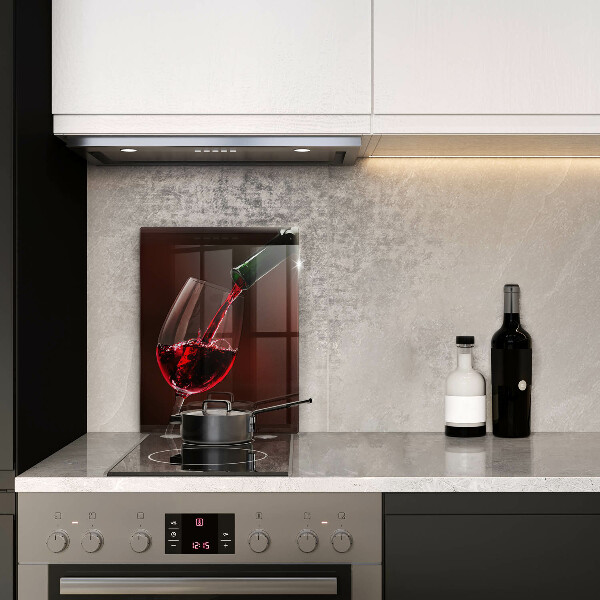 De vidrio templado Una copa de vino