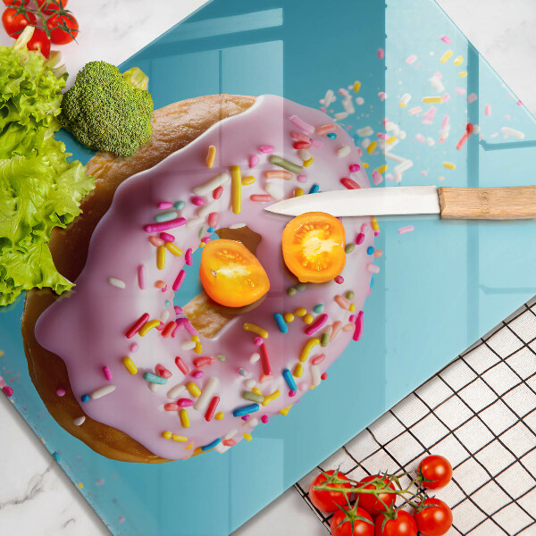 De vidrio templado rosquilla