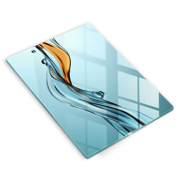 De vidrio templado Chorro de agua