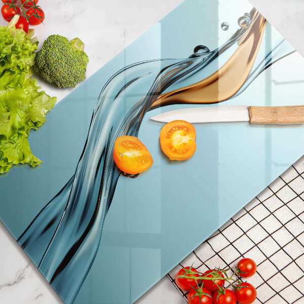 De vidrio templado Chorro de agua