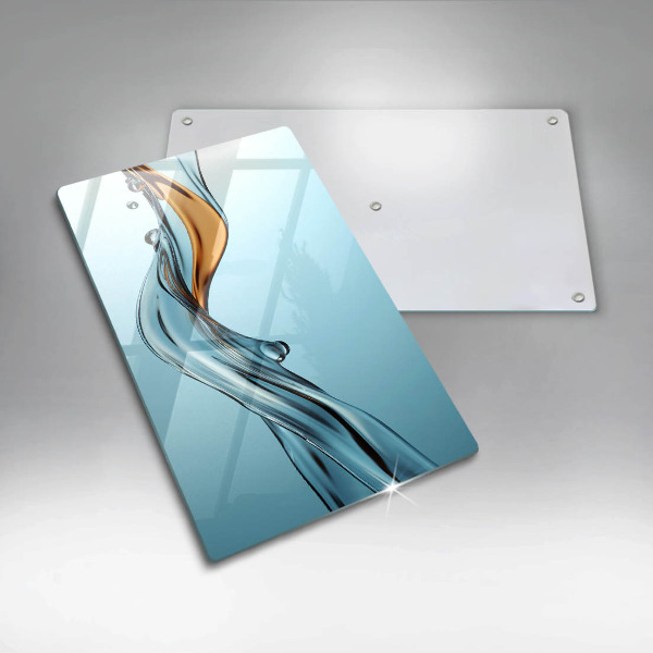 De vidrio templado Chorro de agua