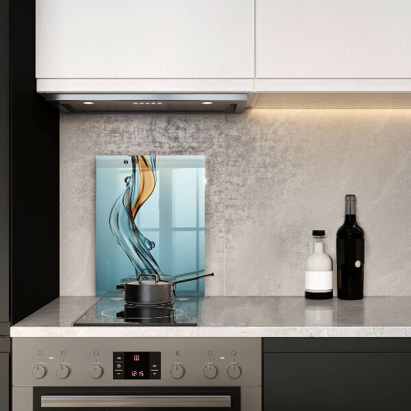 De vidrio templado Chorro de agua