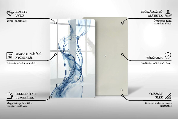 De vidrio templado Agua limpia