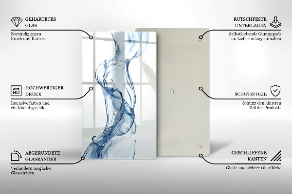 De vidrio templado Agua limpia