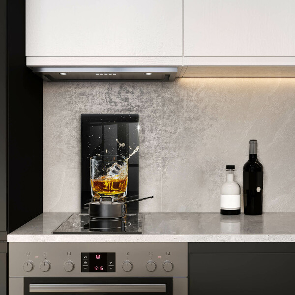 De vidrio templado Un vaso de whisky