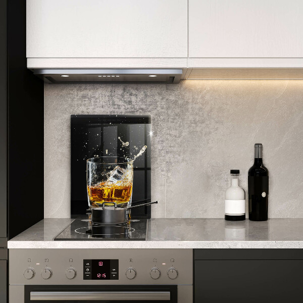 De vidrio templado Un vaso de whisky