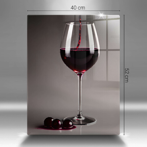 De vidrio templado Vidrio y uvas