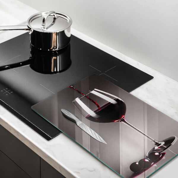 De vidrio templado Vidrio y uvas